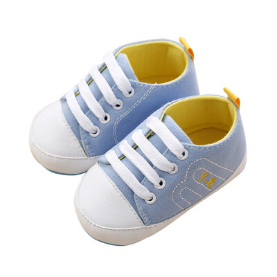 

Baby Shoes Newborn Girl Boy Soft Sole Crib Toddler Shoes Canvas Sneaker Sports Shoes Casual 0-18