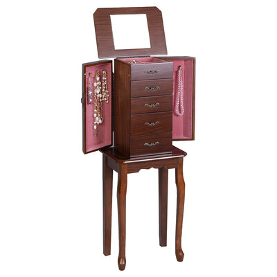 

Standing Jewelry Cabinet Storage Organizer