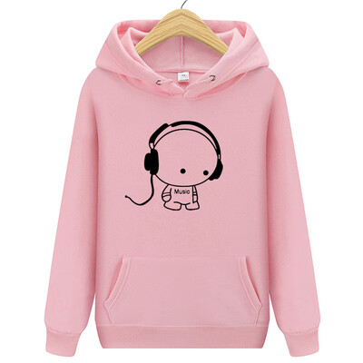 

Tailored Women Long Sleeve Print Loose Hoodie Sweatshirt Automn&Winter Blouse Lady Tops