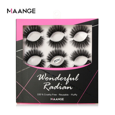 

Gobestart Luxury 9Paire 5D False Lashes Fluffy Strip Eyelashes Long Natural Party Makeup