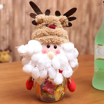 

Cute Christmas Candy Storage Can Decor For Home Gift Biscuit Food Storage Jarcandy Jar