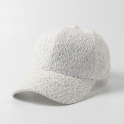 

Lace Hat Breathable Mesh Girls Hip Hop Cotton Baseball Cap Fashion Female Caps Adjustable For Women New Summer