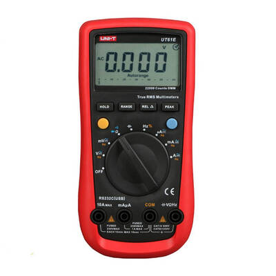 

UNI-T UT61E LCD Digital Multimeter ACDC VoltageCurrent Resistance Capacitance True RMS measurement Tester Meter Tool