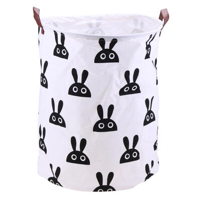 

Standing Toys Clothing Storage Bucket Laundry Basket Holder Pouch Household