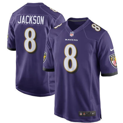 

Youth Football Jersey Baltimore Ravens Lamar Jackson Purple 2018 Draft First Round Pick 2 Game Jersey