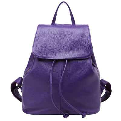 

European&American fashion leisure Ladies Leather backpack anti-theft shoulder bag