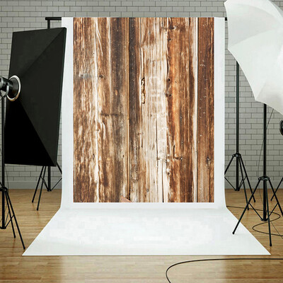 

Gobestart Vinyl Wood Wall Floor Photography Studio Prop Backdrop Background 3x5FT A