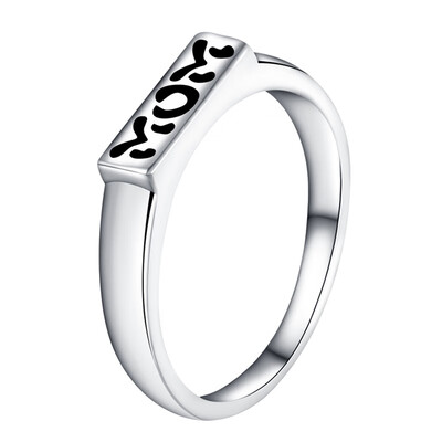 

Simple Creative Fashion Mother\ Day Gift Letter Ring