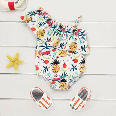 

Fashion Kids Baby Girls Floral Swimwear Swimsuit Beachwear One-piece Bikini Set