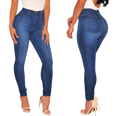 

Tailored Women High Waist Stretch Hose Jeans Leggings Skinny Slim Fitness Pants Trousers