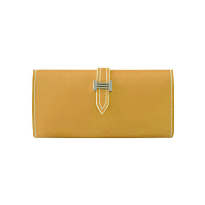 

Womens Solid Color Faux Leather Long Wallet Card Phone Holder Clutch Purse