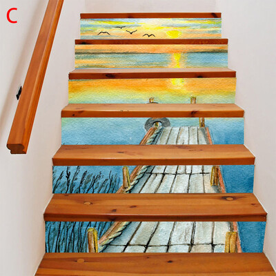 

〖Follure〗2019 New Furniture Decoration Stair Stickers Christmas Stair Stickers