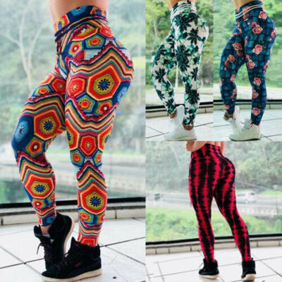 

Women PUSH UP Yoga Leggings Pants Fitness High Waist Sport Jogging Gym Trousers