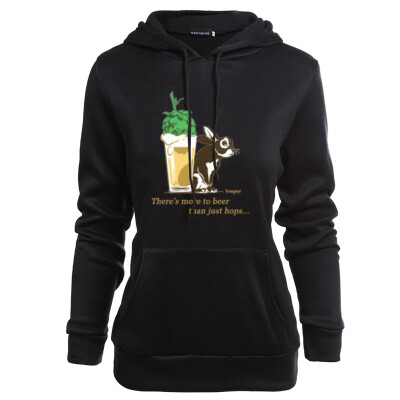 

Women Theres More To Beer Hoodie Funny Oktoberfest Hooded Sweatshirt Sweater