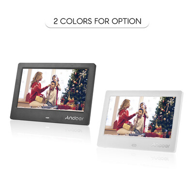 

Andoer M705 7 Inches Compact Size LED Digital Photo Frame Desktop Album 800 480 169 Supports Music Video Clock Calendar Func