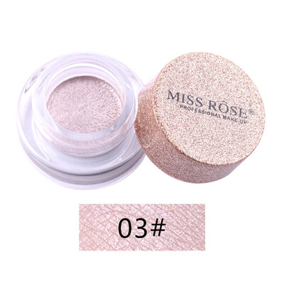 

MISS ROSE Eye Shadow Powder Shiny Smoky Eyeshadow Bling High Gloss Face Glow Powder