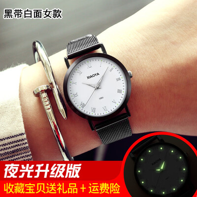 

Mens watches waterproof fashion 2019 new Korean version of simple womens watches youth simple Mori couples watch