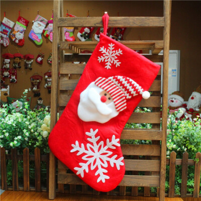 

Tailored Christmas Santa Socks Candy Gift Bag Ornament Party Xmas Tree Hanging Decoration