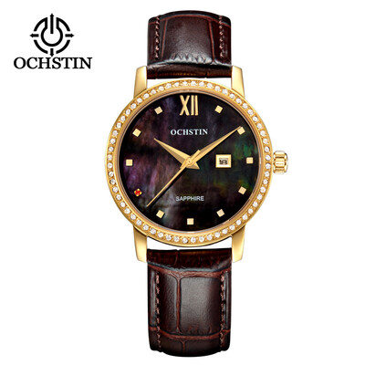 

Augustus OCHSTIN calendar imported movement leather ladies watch womens watch