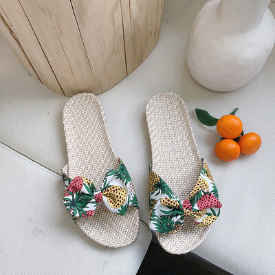 

2019 new summer slippers out net red drag female fashion beach shoes bow beach wear sandals
