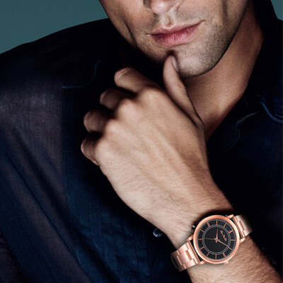 

〖Follure〗Fashion Mens Stainless Steel Military Analog Quartz Wrist Watch