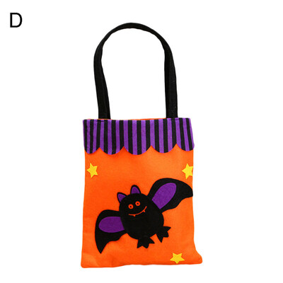 

Halloween Pumpkin Candy Tote Bag Non-Woven Fabrics Handbag Pouch Party Decor