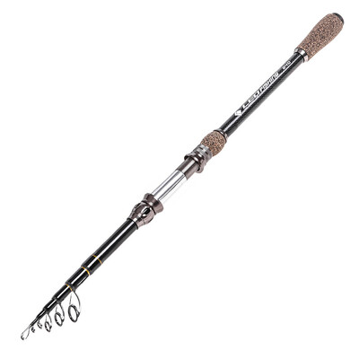 

18m 21m 24m 27m Telescopic Carbon Fishing Rod Ultralight Travel Sea Fishing Rod Pole with Cork Handle