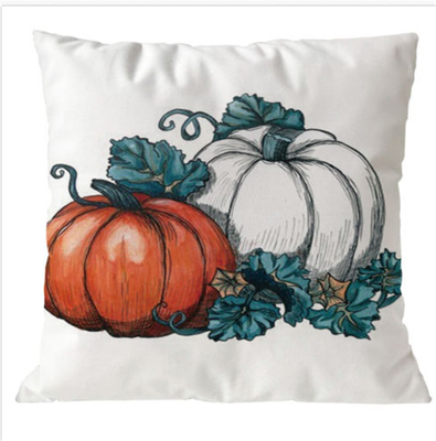 

Halloween Square Pillows Cover Cotton Linen Pillow Case Sofa Waist Throw Cushion Cover Pumpkin Printed Halloween Pillow Case Hot
