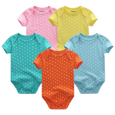 

5PCSLot Baby Bodysuits Newborn For Babies 0-12M Infant Baby Girls Clothes Jumpsuit Rompers Baby Boys Clothes Clothing Sets Cotton