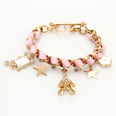 

Popular item explosions Eiffel Tower Star Flower Bracelet