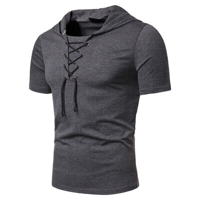 

SUNSIOM Summer Mens Fashion Hoodie T-Shirt Short Sleeve Casual Sports Tee Shirts