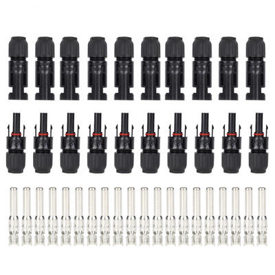 

Greensen 10Pairs MC4 Solar Panel Connectors Male Female Adapter Model HJ4