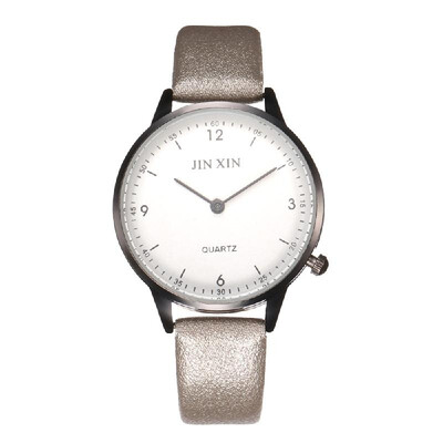 

Women Fashion Casual Alloy Case Watch Student Simple Two Hands Quartz Wrist Watch
