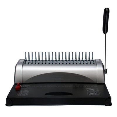 

Ktaxon 450 Sheets Blinding 12 Sheets Punching 21Hose Comb Binding Machine for Punching Scrapbook Parper Filing Storage