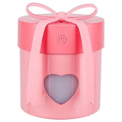 

Zhihu gift box humidifier usb home mute bedroom pregnant woman baby creative gift to send girls mini small air spray office dormitory car desktop large capacity pink