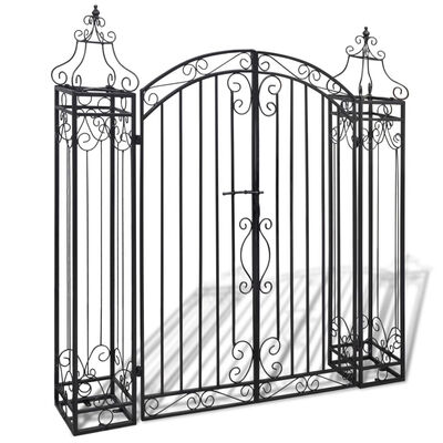 

Ornamental Garden Gate Wrought Iron 4x8"x4 5"