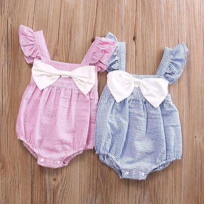 

Toddler Newborn Baby Girl Bodysuit Lace Floral Romper Jumpsuit Outfits Clothes