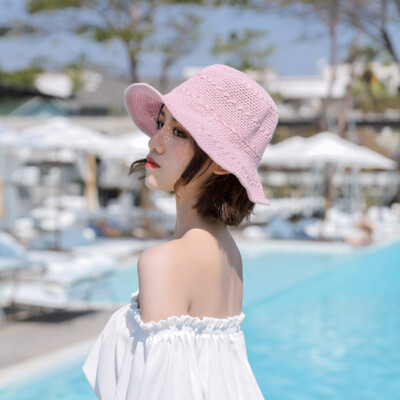 

The Korean version of Xia Bais fishing cap is worn with a bow-tie straw hat