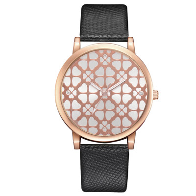

New fashion trend crocodile pattern belt PU watch popular printing alloy watch