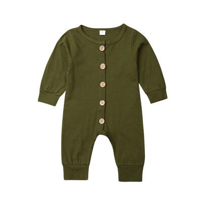 

Newborn Baby Boy Girl Clothing Long Sleeve Cotton Romper Jumpsuit Playsuit Outfits Baby Clothes 0-18M