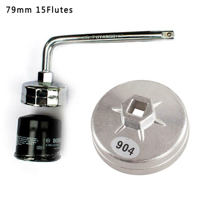 

Oil Filter Housing Tool Remover Cap Wrench 15-Flute 79mm For Hyundai Ford Honda