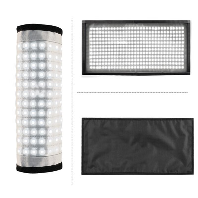 

Travor FL-3060 LED Light 5500K CRI90 85W Max8000LM Flexible Cloth Roll-up Handheld LED Video Photography Film Fill-in Light Pane