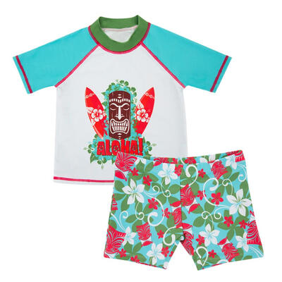 

2pcs Children Swimsuit Boys Swimming Wear Beach Split Clothes Tops Shorts