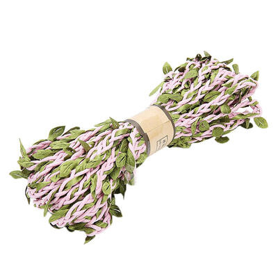 

Artificial Leaves Twine Wax Braided Rope DIY Home Party Decoration Props