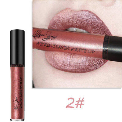 

Shimmers Liquid Lipstick Waterproof Mermaid Lip Gloss Glitter Metallic Cosmetics