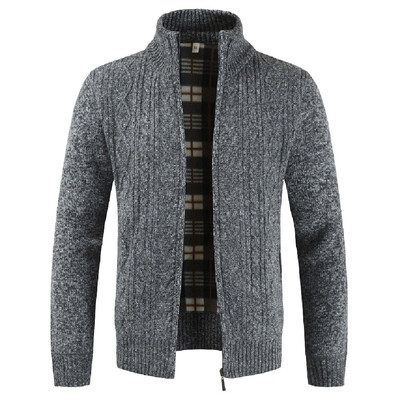 

Gobestart Fashion Mens Autumn Winter Casaul Zipper Jacket Knit Cardigan Long Sleeve Coat