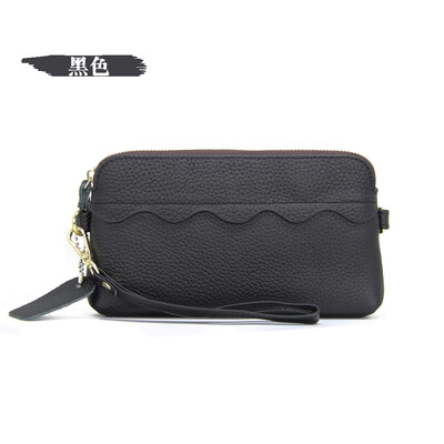

The first layer of leather 2019 new wallet female long wallet leather multi-function zipper clutch bag mobile phone bag wallet