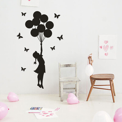 

〖Follure〗The Balloon Girl Removable Art Vinyl Mural Home Room Decor Wall Stickers