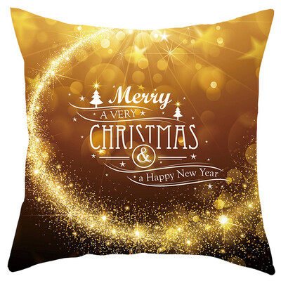 

Siaonvr Merry Christmas Short Plush Pillowcase Sofa Pad Set Home Decoration 18x18 Inch