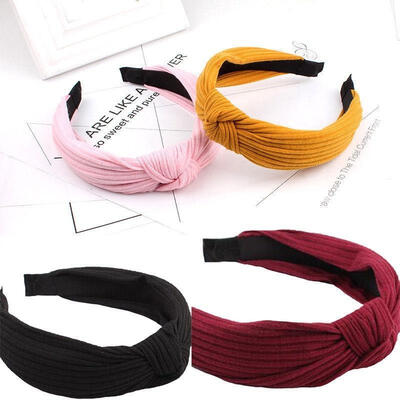 

Women Turban Crochet Knitted Headwrap Headband Winter Hair Band 2017 Fashion